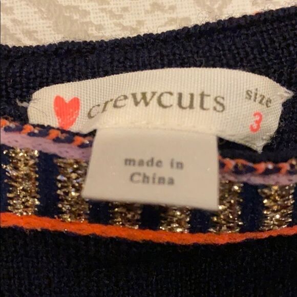 Crewcuts Black Sparkle Trim Side Slit Sweater - Picture 5 of 6